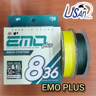 EMO Plus 836 Braid Line 150m Tali Benang Fishing