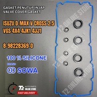 T2 SOWA JAPAN ISUZU DMAX D-MAX 16V V CROSS 2.5 VGS 4X4 4JK1 4JJ1 SILICONE VALVE COVER GASKET NO HOLE