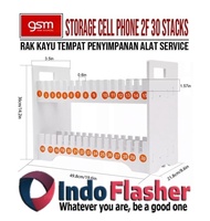 Rak Hp 30 Susun Slot Dinding Serbaguna New