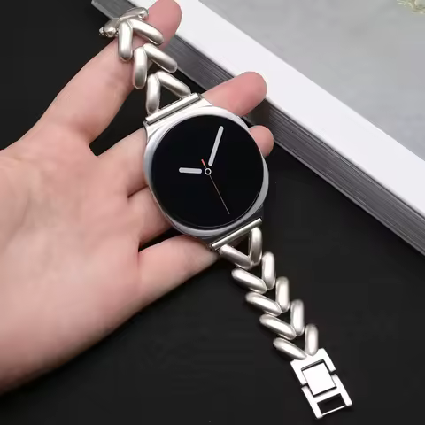 Luxury Watch Band for Samsung Galaxy Watch 8 40mm 44mm Women Stainless Steel Bracelet For Samsung Ga