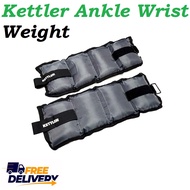 KETTLER NYLON ANKLE/WRIST WEIGHTS 2.5KG/PAIR (5 KG)
