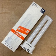 Osram 歐司朗 Dulux S/E 7w 830 3000k 黃光 4p 4針平排 慳電 燈管
