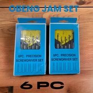 OBENG JAM SET 6PC MURAH BANGET 7073B