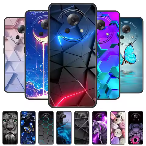 For Meizu Lucky 08 Case Lucky08 Luxury Painted Phone Silicon Back Cover For Meizu Lucky 08 5G Cases
