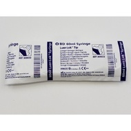 BD 60ML SYRINGE LUER-LOK TIP 1'S