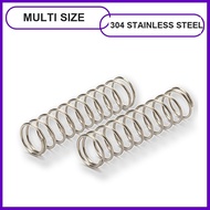 SUS304 Compression Springs d0.7mm * OD4-12mm Anti-Rust Industrial Spring 【YJ-3】