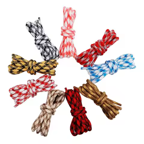 Replacement Laces for Keen Hiking Shoes 4.5mm Textured Round Polyester Cord Non-Slip Shoelaces & Hoo