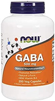 Foods - GABA with Vitamin B6 500 mg. - 200 Vegetarian Capsules