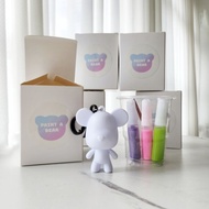 DIY Paint a bear fun activity for kids fluid bear paint pouring christmas gift goody bag