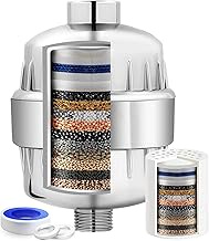 Ablink Universal Shower Filter 20-Stage,Hard Water Softener for Shower Head Remove Chlorine Fluoride Heavy Metals,Reduces Dry Itchy Skin, Dandruff, Eczema, Improves The Condition of Your Skin, Hair