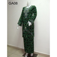 GA08 Baju Kurung Moden Cotton Bermanik