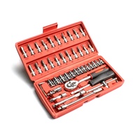 Chrome Metric Socket Set Tool Box Set 46pcs Ratchet Spanner Wrench Set Home Improvement