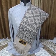 KASHMIRI MOTIF TURBAN WHITE TURBAN HAJI TURBAN imamah turban long turban habib turban