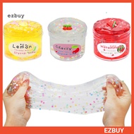 [EY] 70ml Fruit Slime Toy Various Soft Stretchy Non-sticky Cloud Crystal Mud Stress Relief Vent Toys Colored Clay DIY Slime Decompression Squeeze Toy Party Favors