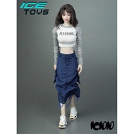 [Special Offer] Ready Stock ICE TOYS 1/6 IC1010 Female Soldier High Waist Half-Length Overalls Skirt