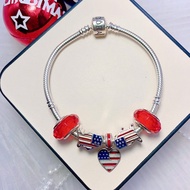 [Free silver cleaner 50 ml bottle] Pandora Bracelet - 925 Italian silver Charm Bracelet, cute Charm 