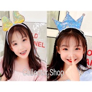 Kids Princess Crown Headband Bow Hair Korean Children Accessories