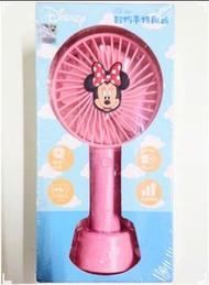 帳號內物品可併單限時大特價  迪士尼Disney米妮Minnie輕巧手持風扇USB充電3段風速20cm公分米老鼠迷你風扇Mini Fan/desktop fan隨身扇桌面扇立扇生日禮物情人節聖誕禮物