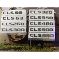 Ready Stock Mercedes-Benz CLS Black Tail Label Rear Car Label Sticker Logo CLS53 450 400 320 4MATIC 