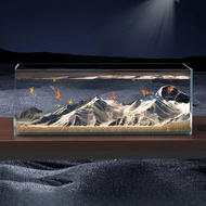 Fish Tank Turtle Tank Golden Crystal Ultra White Glass Fish Tank Home Living Room Professional Lands