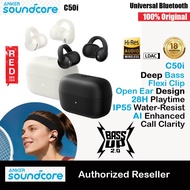 soundcore by ANKER C50i Open Ear Earbuds Clip Earphone Comfort Stable Fit Free Sport Earbud with Str