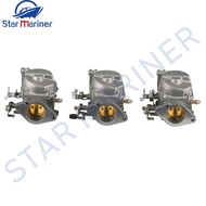 688-14301-08 Carburetor Assy (3PCS) For Yamaha Outboard Motor 2T 50HP 75HP 85HP 688-14301 68814301 B