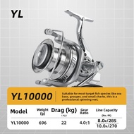 billings | Long Casting Fishing Reel Metal