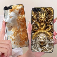 Case For Asus ZenFone 4 ZE554KL Cover Z01KD Z01KDA Z01KS Cool Dragon Lion Cartoon Soft Silicone Phon