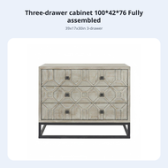 USA Design 9-Drawer Accent Cabinet Vintage design 9-Drawer Cabinet Distressed Finish Chest of Drawer