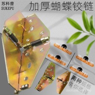 Spring Cross Hinge Dining Table Flip Hinge Large Small Size Flip Hinge Folding Round Table Butterfly