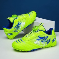 Fashion Golden Children's Soccer Shoes Lightweight Comfortable Football Sneakers Boys Outdoor Grass 