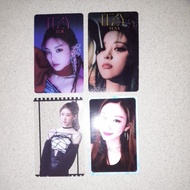 ITZY Photocard Unofficial Transparent Clear Card Chaeryeong ITZY Yeji Photocard | ITZY Yuna Photocar