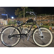 Imported retro 50cc electric oil engine bicycle