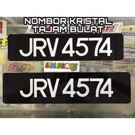 NOMBOR PLAT KRISTAL/PLAT KERETA/NUMBER PLATE/NO. PLAT KERETA/PLATE KRISTAL/SAIZ FONT 6.5cm TINGGI