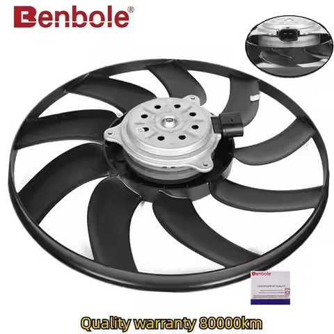 Left Engine Cooling Fan OEM 8K0959455K,8K0959455G,8K0959455T For AUDI A4 B8 A5 S5 2008-16,A6 C7 S6 2