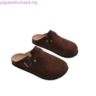Women's Sandals. Classic Women's Suede Clog Sandals. Modern Women's Boston Suede Leather Sandals
