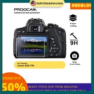 🔥READY STOCK🔥PROOCAM SPC-77D GLASS SCREEN PROTECTOR FOR CANON 77D