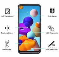 Samsung Galaxy A21s 透明鋼化防爆玻璃 保護貼 9H Hardness HD Clear Tempered Glass Screen Protector (包除塵淸㓗套裝）(Clea