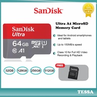 SanDisk Ultra A1 Class 10 microSD™ for Smartphone ，Tablets，Nintendo Switch Memory Cards - (32GB/64GB