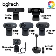 ( READY STOCK ) Logitech C310 HD 720P Webcam with 5MP Built-in MIC / C270 / C505 / 922 PRO / C925e /