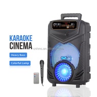 BAAB-B-Q8 EXTRA BASS 6000W 8”PROFESSIONAL PORTABLE STEREO SPEAKER SYSTEM with Mic&Remote 🔊300W OUTPU