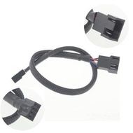 4pin PWM Hub Fan Motherboard Small 4pin Black Woven Mesh Covering