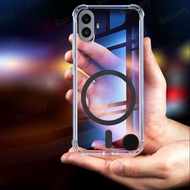 For Nothing CMF PHONE 1 Phone Case TPU Silicone Cover Clear Casing with Magnetic Wireless Charger St