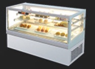 Not Cold Ready Stock Cake Fresh Table Top Showcase Display Glass Chiller 2 Shelf Cabinet Penyejuk Ka