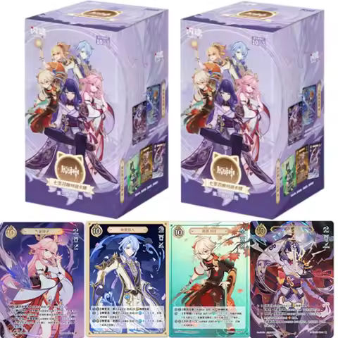 Genshin Impact - Genius Invokation TCG 3rd Wave Booster Pack Collectible Card Game Anime Peripheral 