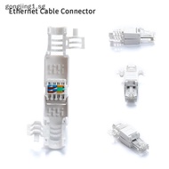 [gongjing] No Crimp Ethernet Cable Tool-less Crystal Head Plug CAT6 RJ45 Connector sg