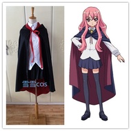 ชุดนักเรียน Louise จาก Anime Zero No Tsukaima ชุดนักเรียนสำหรับผู้หญิง เสื้อผ้าสำหรับการแสดง งานเลี้