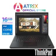 【Express Delivery】ThinkPad P1 Gen 5 | 21DC005BSG | 16.0" WQHD (2560x1600) IPS 500nits | Intel Core i7-12800H | NVIDIA RTX A2000 | 16GB RAM | 512GB SSD | Win10/Win11 Pro | 3YADP + 3Y Premier Support