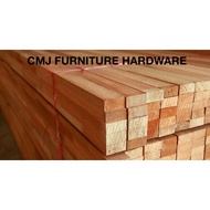 Meranti Pine Furniture Finger Joint Wood 3/4 x 1-3/4 (19mm x 43mm) / Kayu Perabot 角仔木條