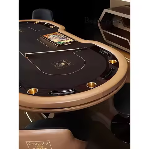 M New High-end Luxury Texas Poker Table High-quality Chips Chess And Card Club Poker Table